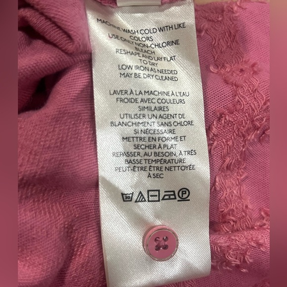 Anthropologie Pink Textured Cami Top Blouse Womens Size Medium - Picture 7 of 7